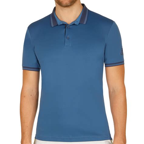 adidas polo blauw